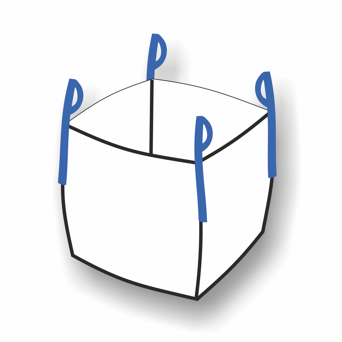 Big Bag 90x90x110 cm | Robuster Industriesack für Transport und Lagerung